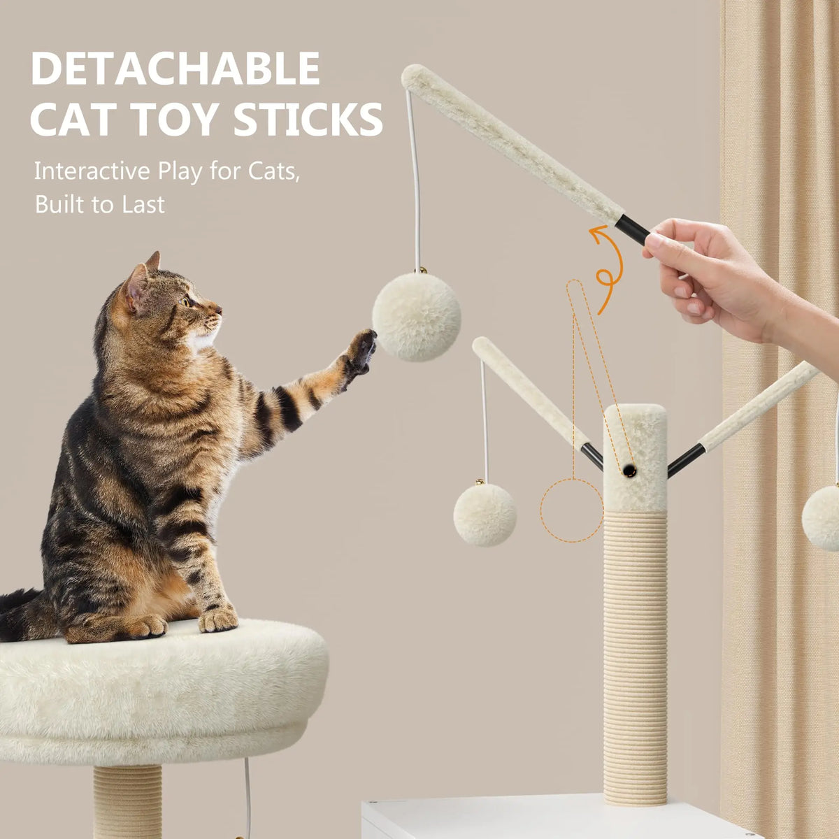 Cat Tree with Litter Box Enclosure.