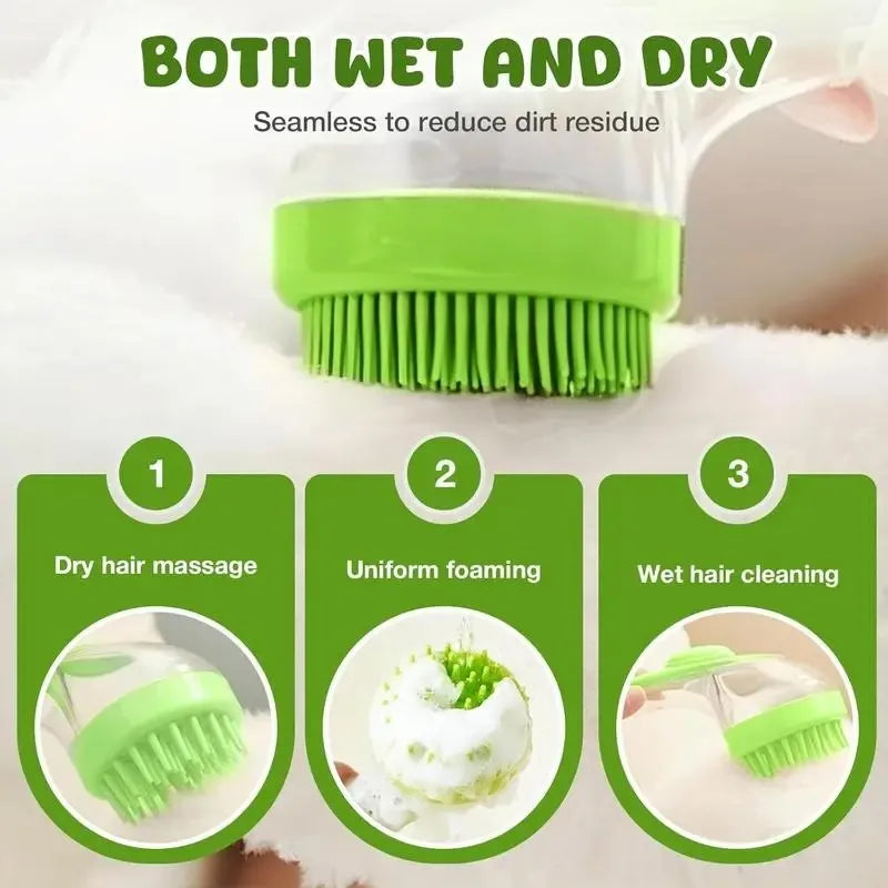 Adjustable Pet Bath Brush.