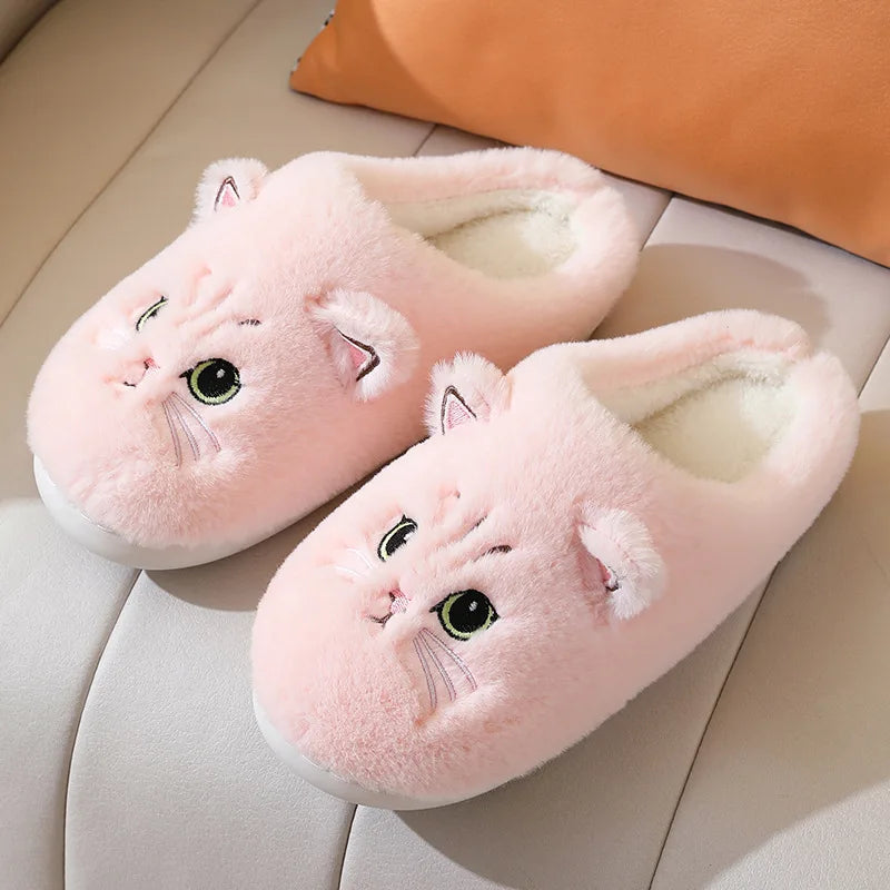 Cat Winter Home Slippers.