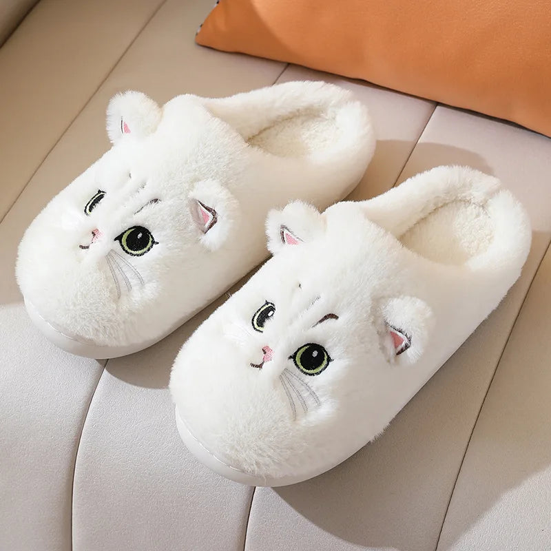 Cat Winter Home Slippers.
