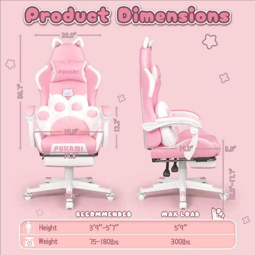 Pink Gaming Chair.
