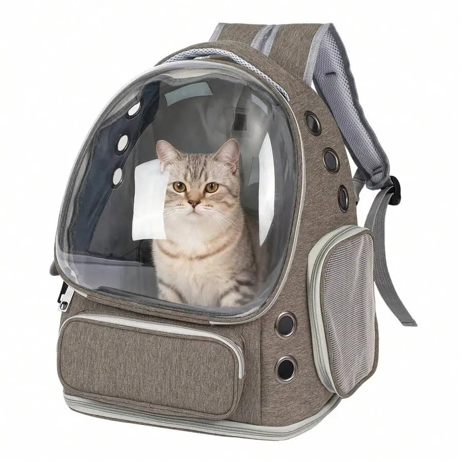Large Capacity Transparent Cat Backpack.