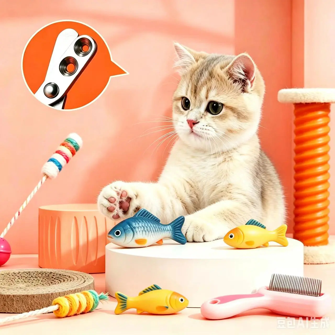 Pet Nail Clippers for Cats & Dogs.