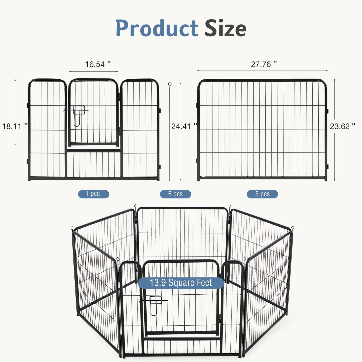 Metal Dog Playpen.