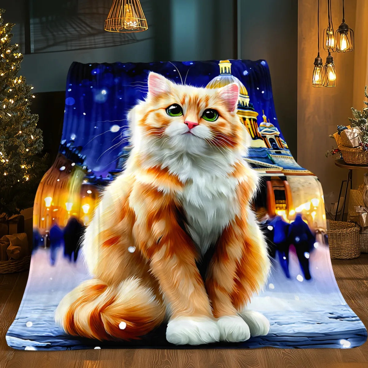 Cat Themed Blanket.