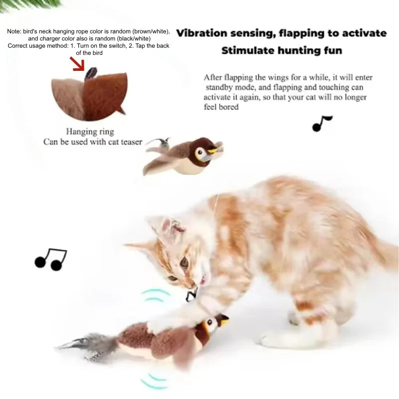 Hot Simulated Bird Cat Toy.
