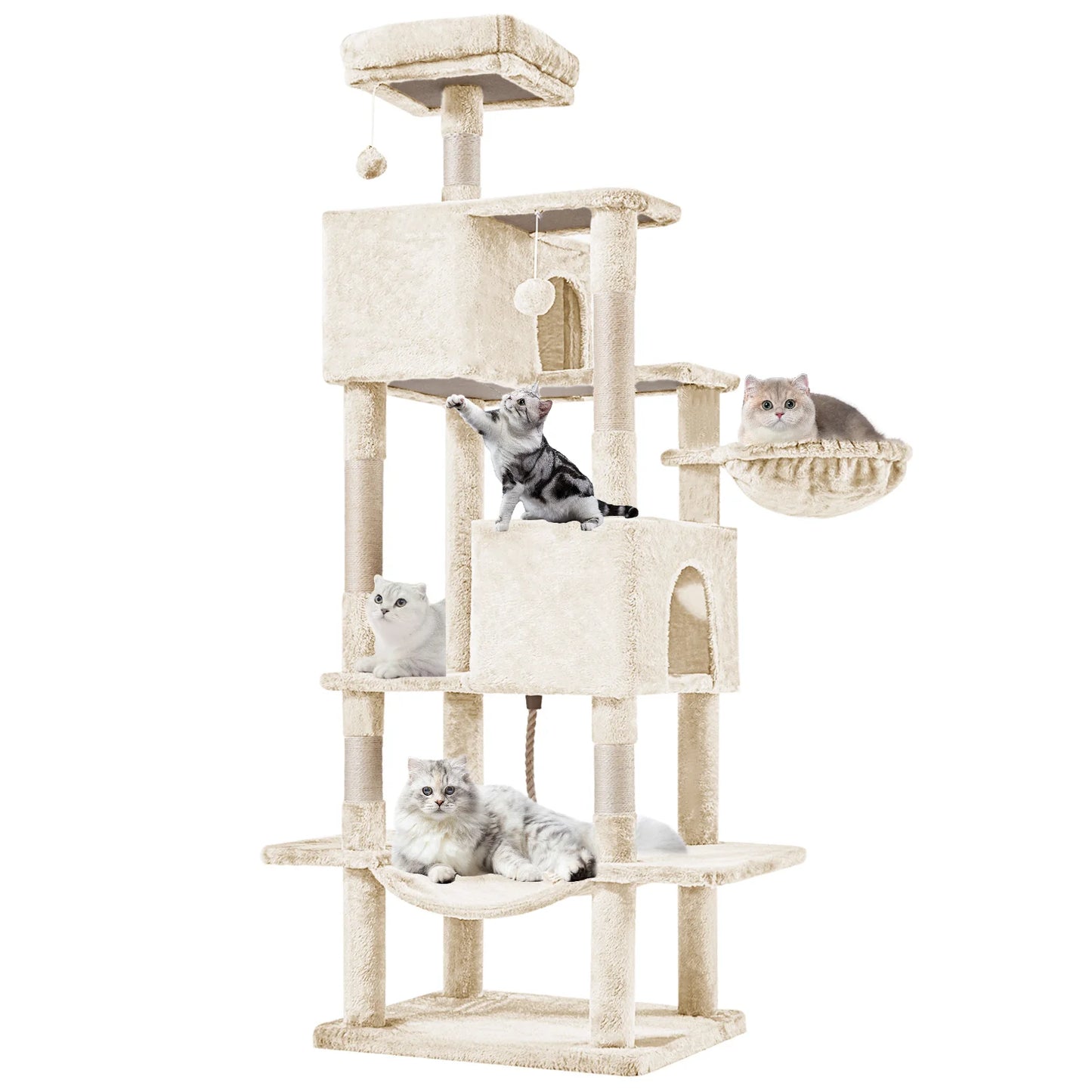 66 Inch Cat Tree Tower.