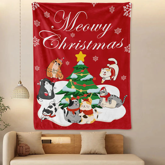 Christmas Flannel Throw Blanket.