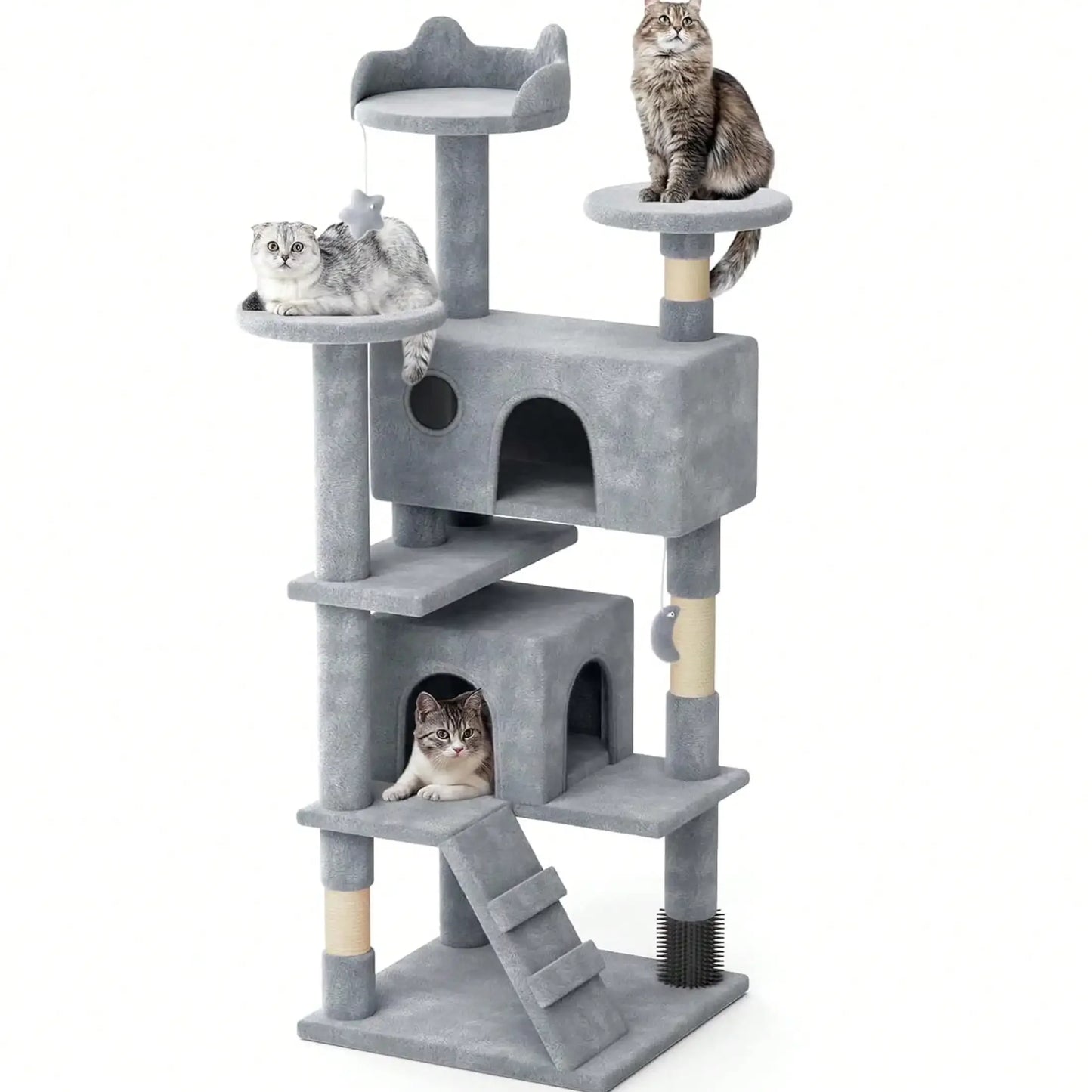55" Cats Tower for Indoor Cats.