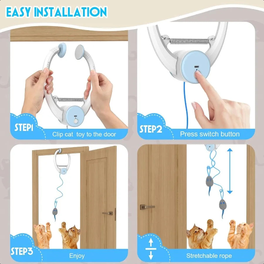 Interactive Automatic Door Cat Toy.