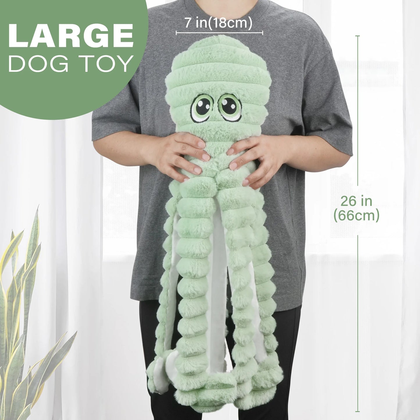 Pet Grinding Teeth Squeaky Plush Toy.