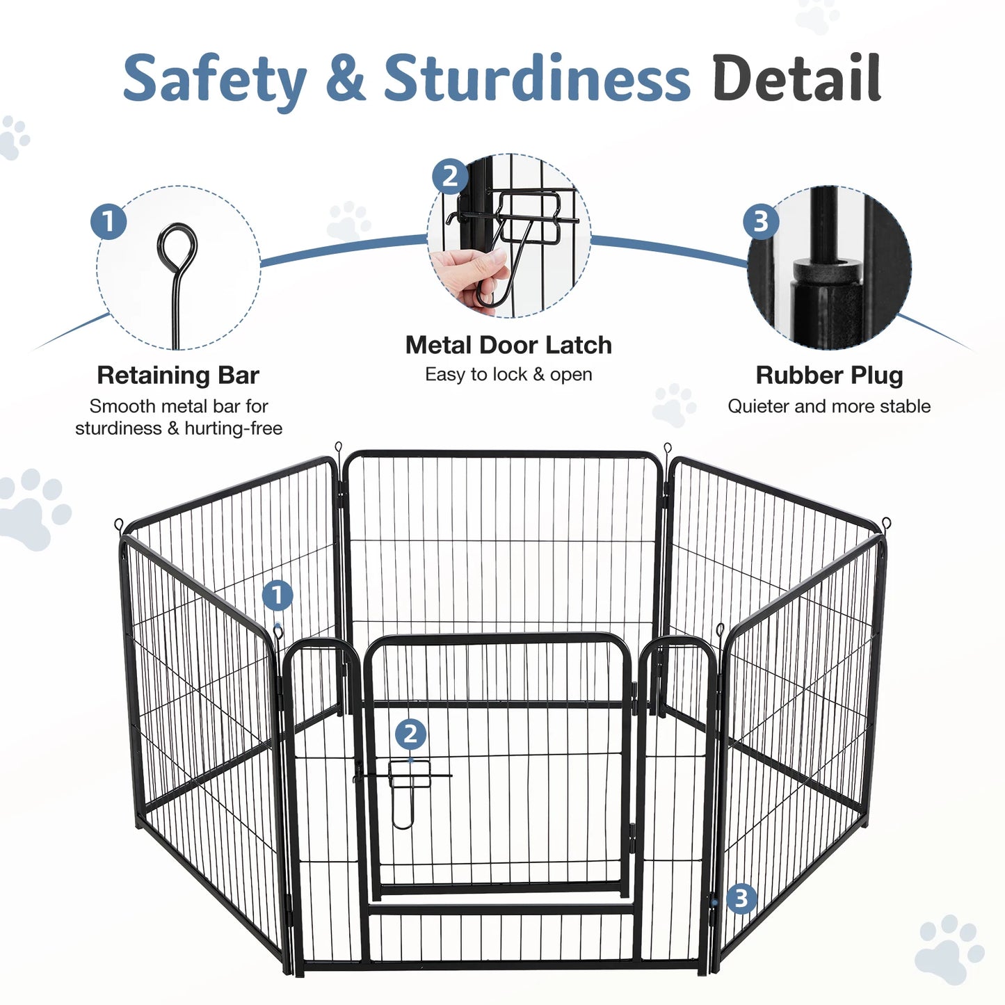 Metal Dog Playpen.