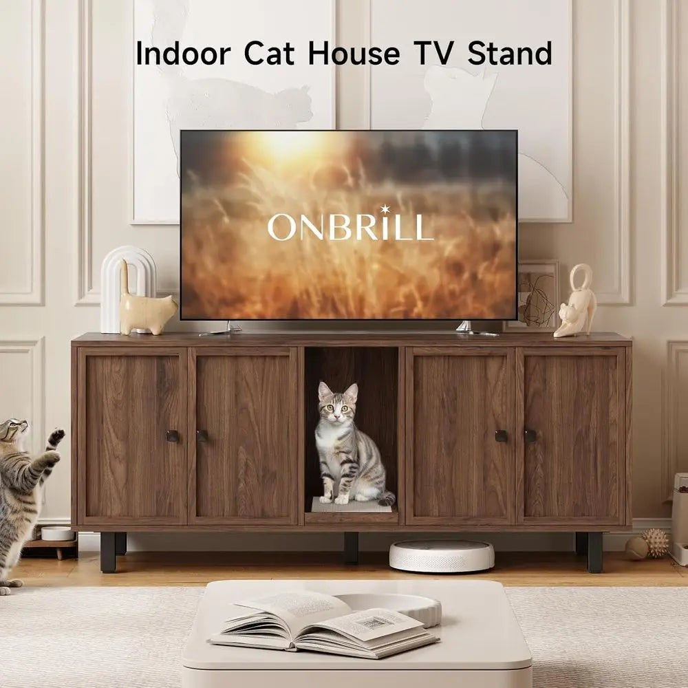 Cat Litter Box Enclosure or 2 Cats.
