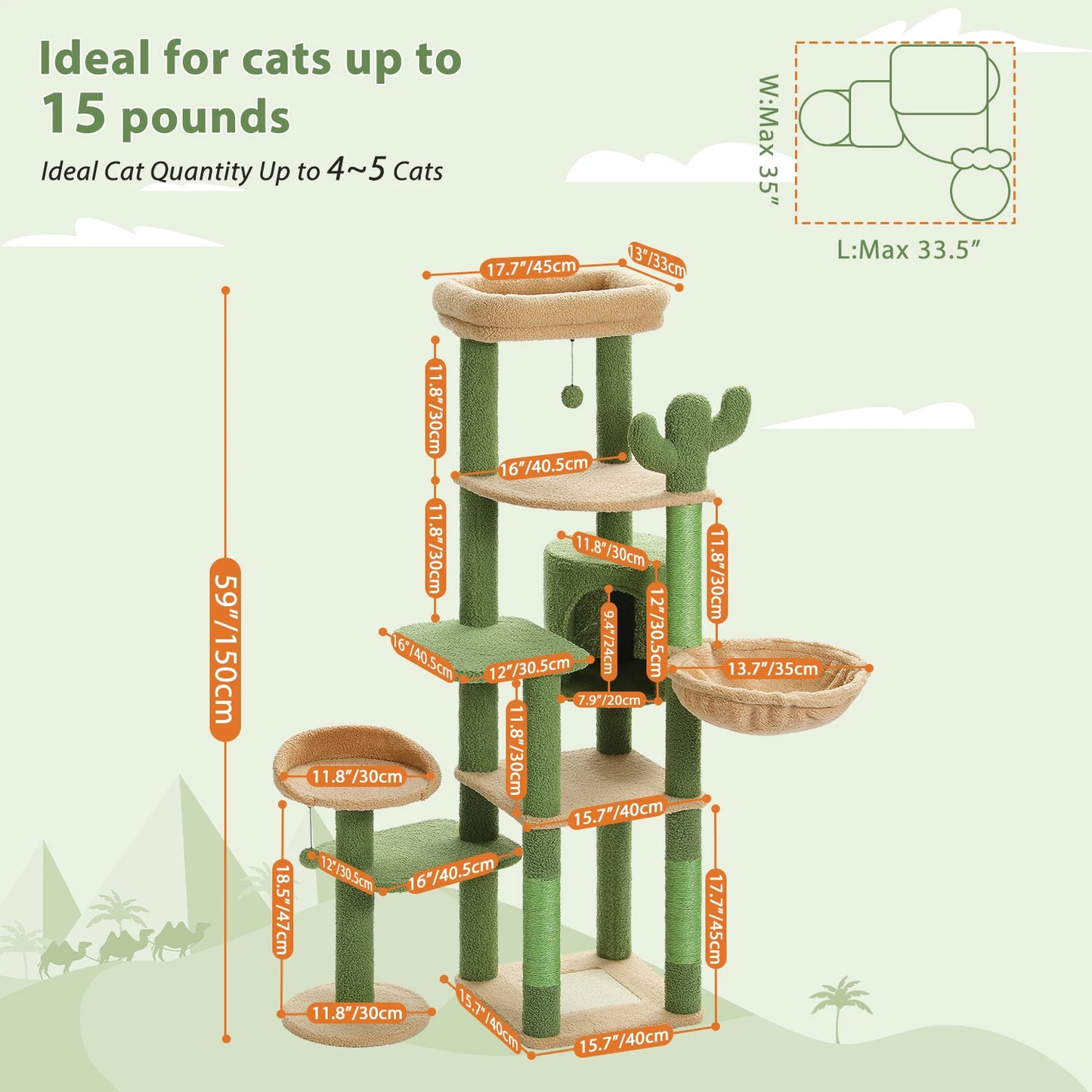 Tall Cat Tree.