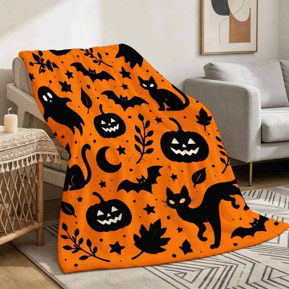 Halloween Fleece Blanket.