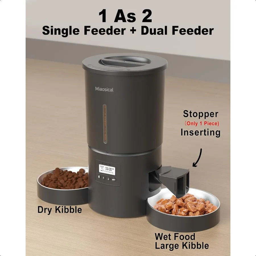 Dual Automatic Cat Feeder.