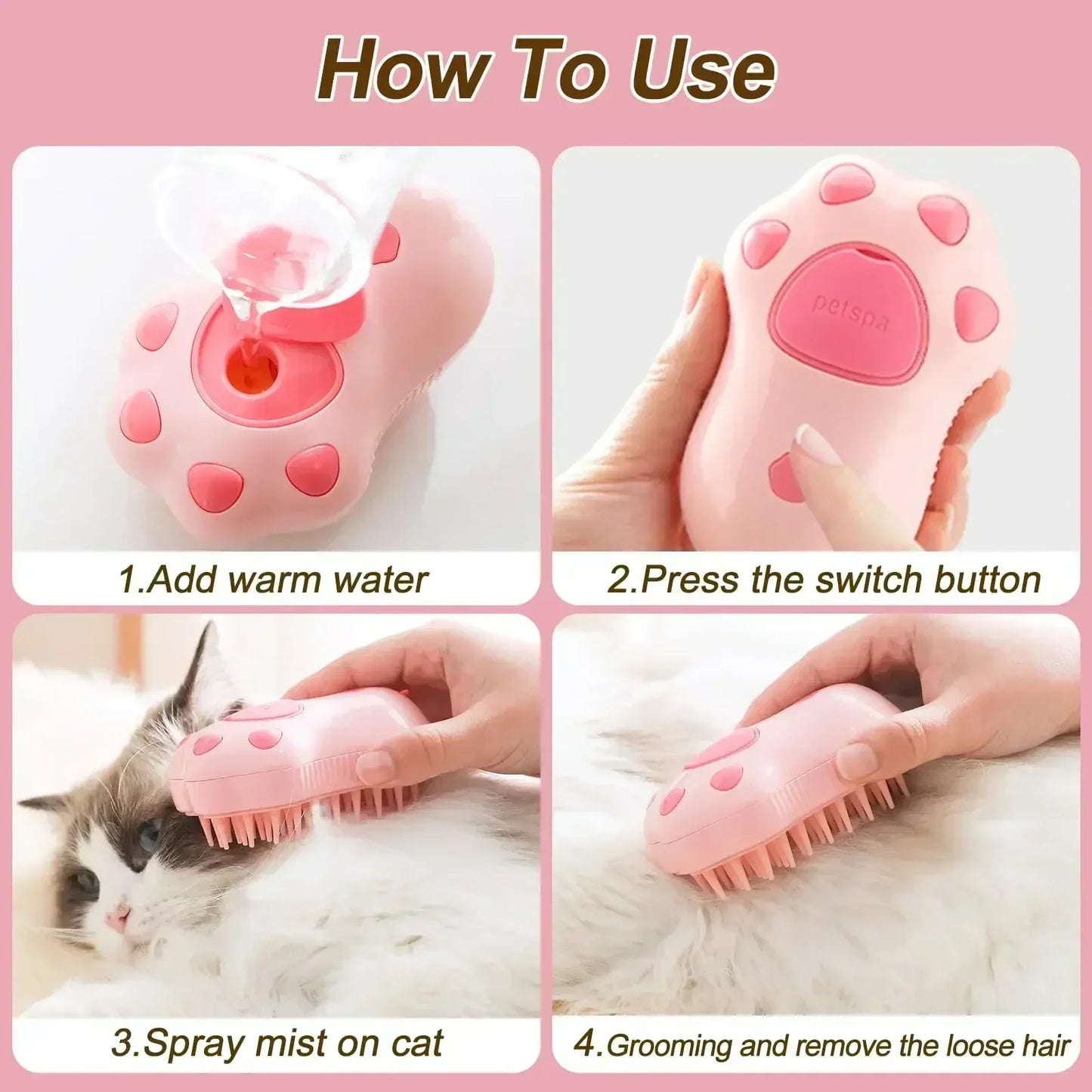 Cat Steam Brush.