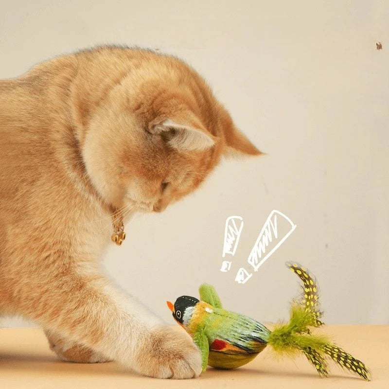 Plush Bird Catnip Toy.