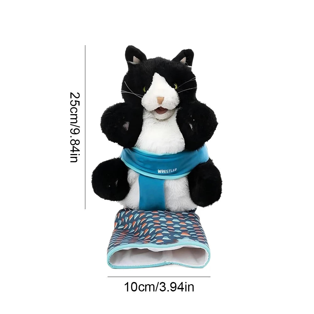 Cat Puppet Wrestler.