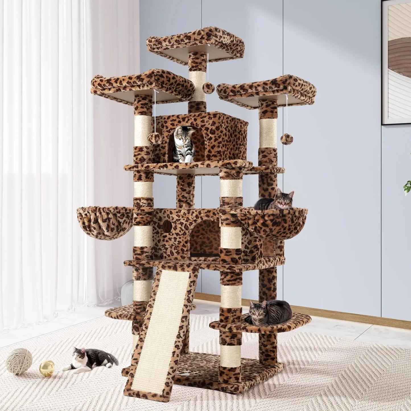 Cat Tree/House and Towers.