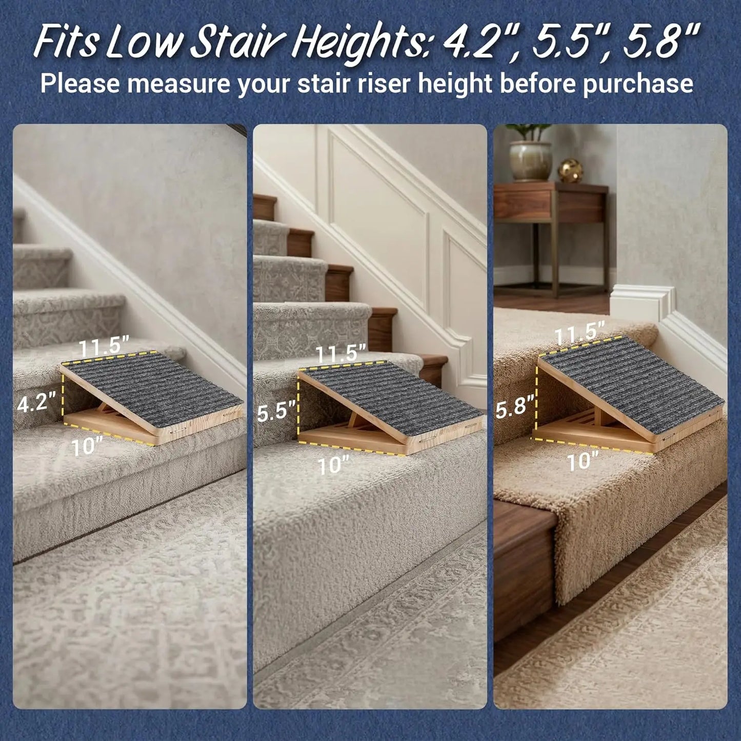 Dog Ramp for Stairs 2 Pack.