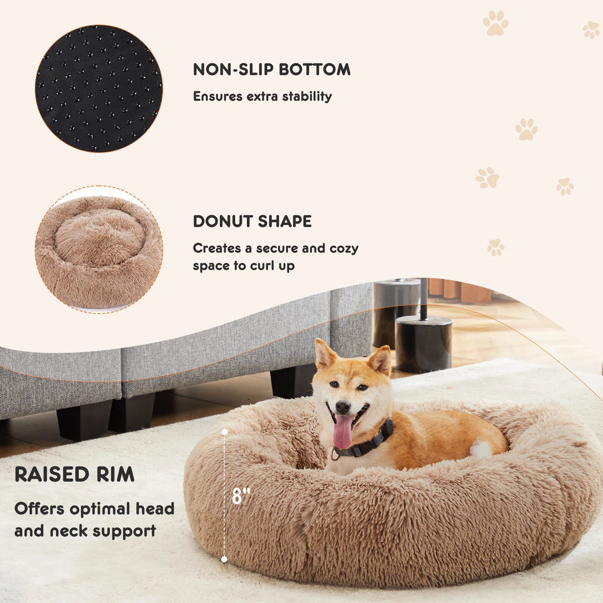 JHK Calming Dog Bed.