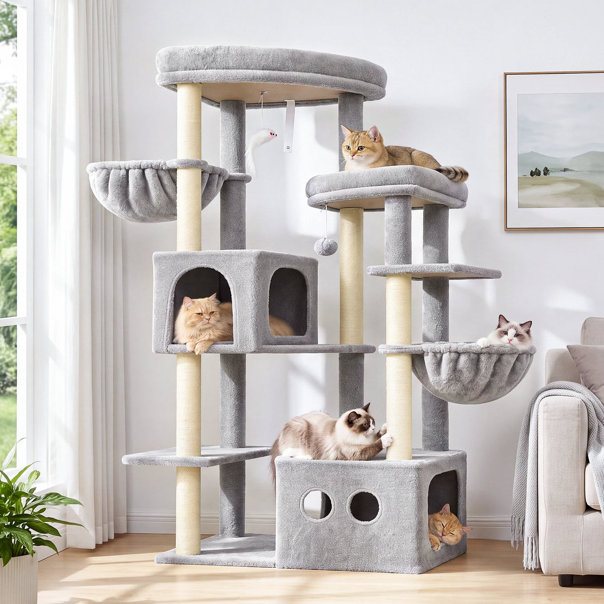 Large Cat Scratcher Tree.