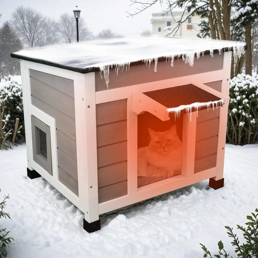 Insulated Cat House.