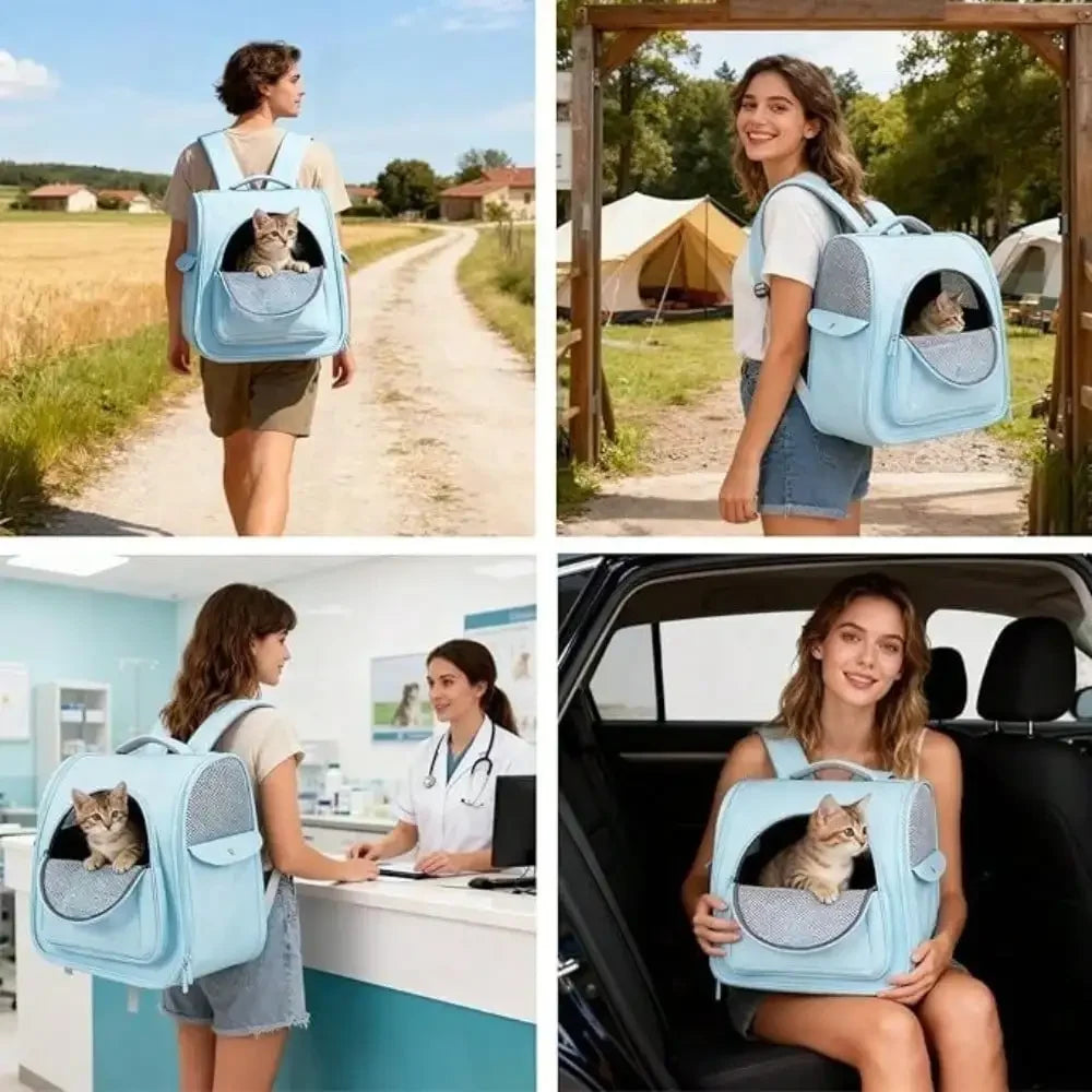 Large Cat Carrier Backpack.