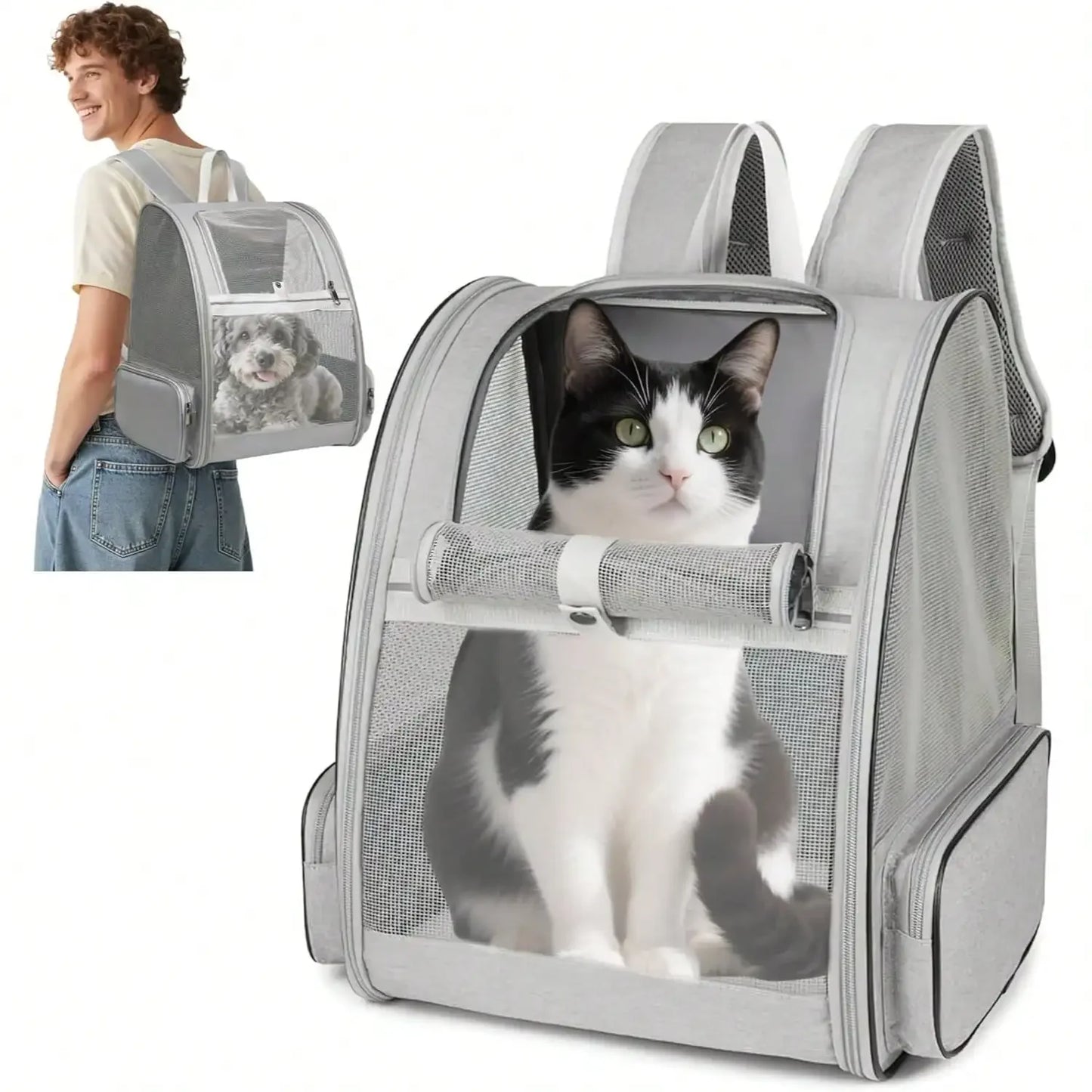 Large Capacity Cat Backpack Carrier.