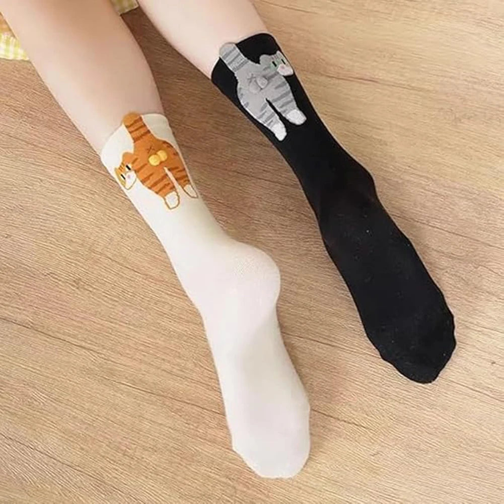 2Pcs Funny Cotton Socks.