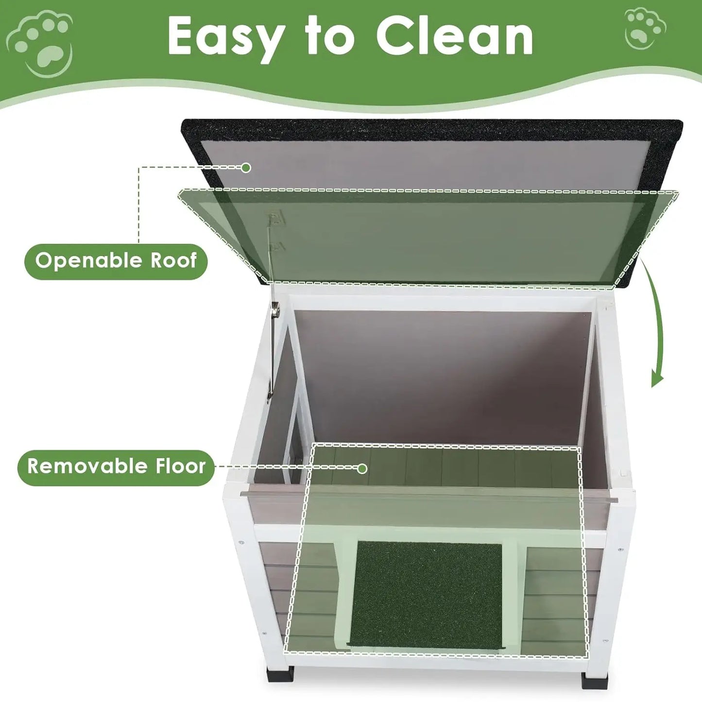 Insulated Cat House.