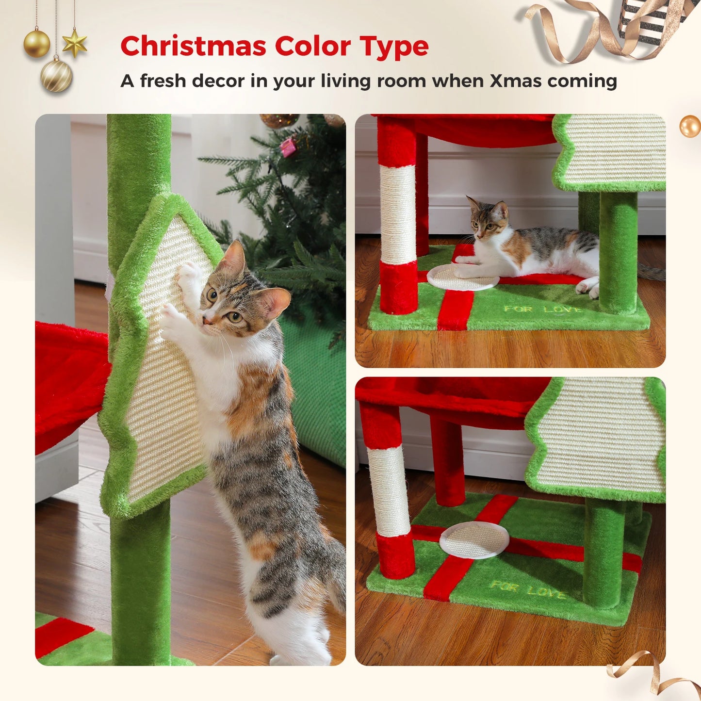 Christmas Cat Tree.