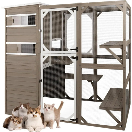 Outdoor Cat Cage.