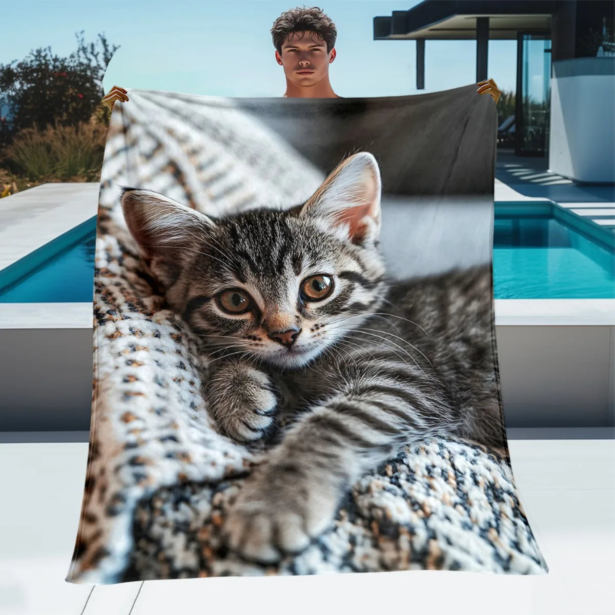 Portable Cat Blanket.
