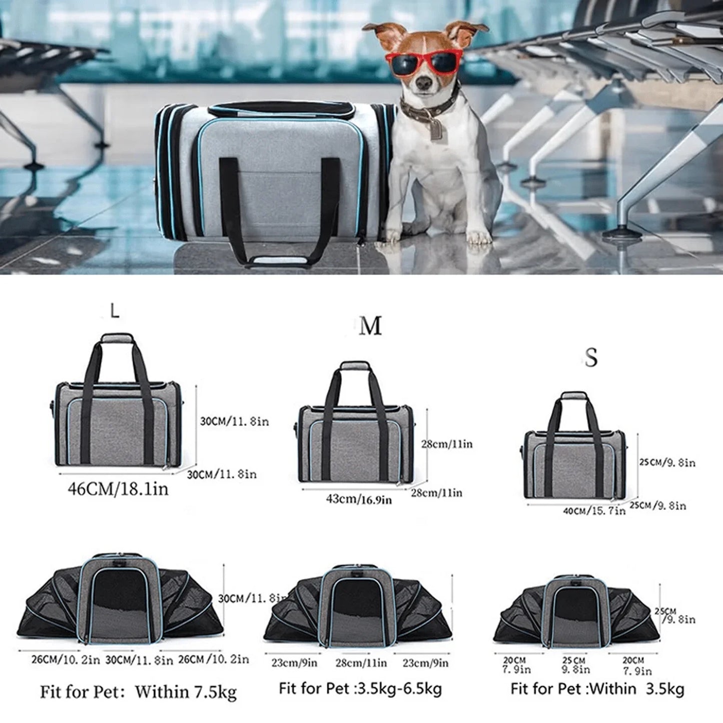 Pet, Cat & Dog Carrier.