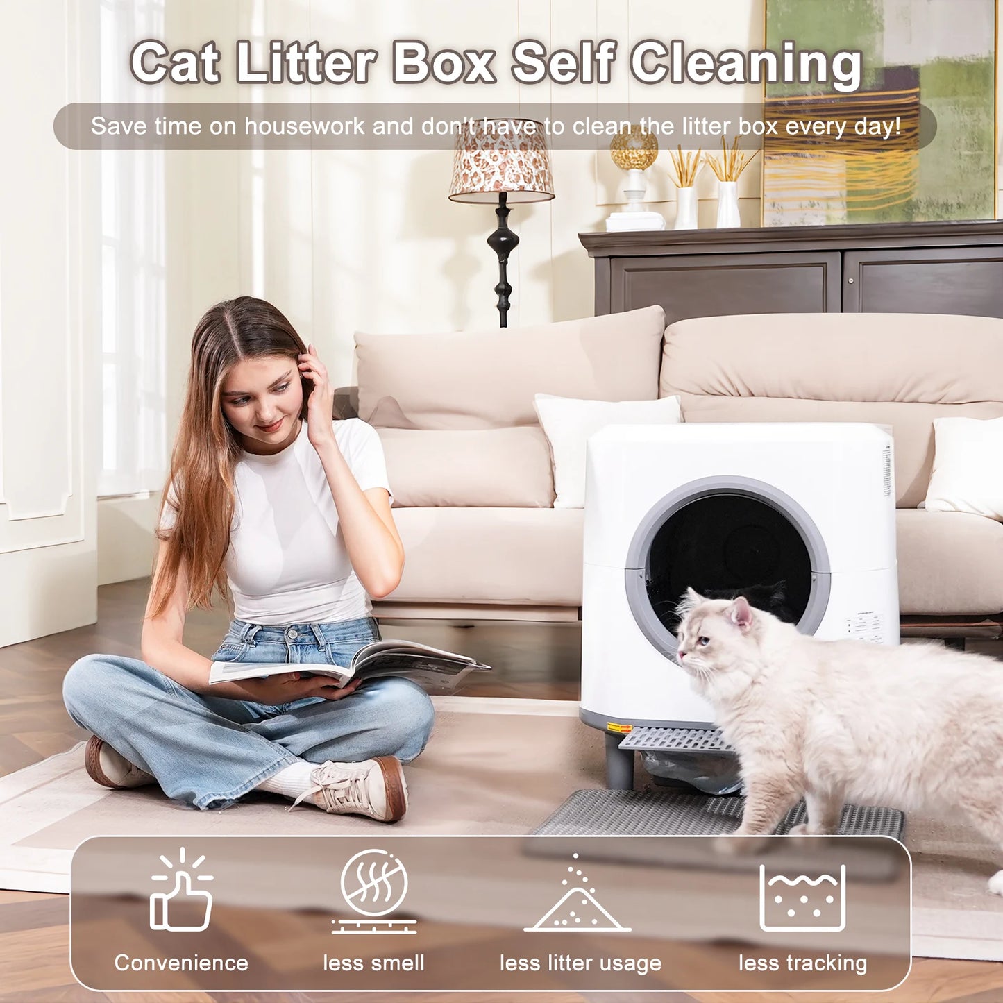 Automatic Litter Box.