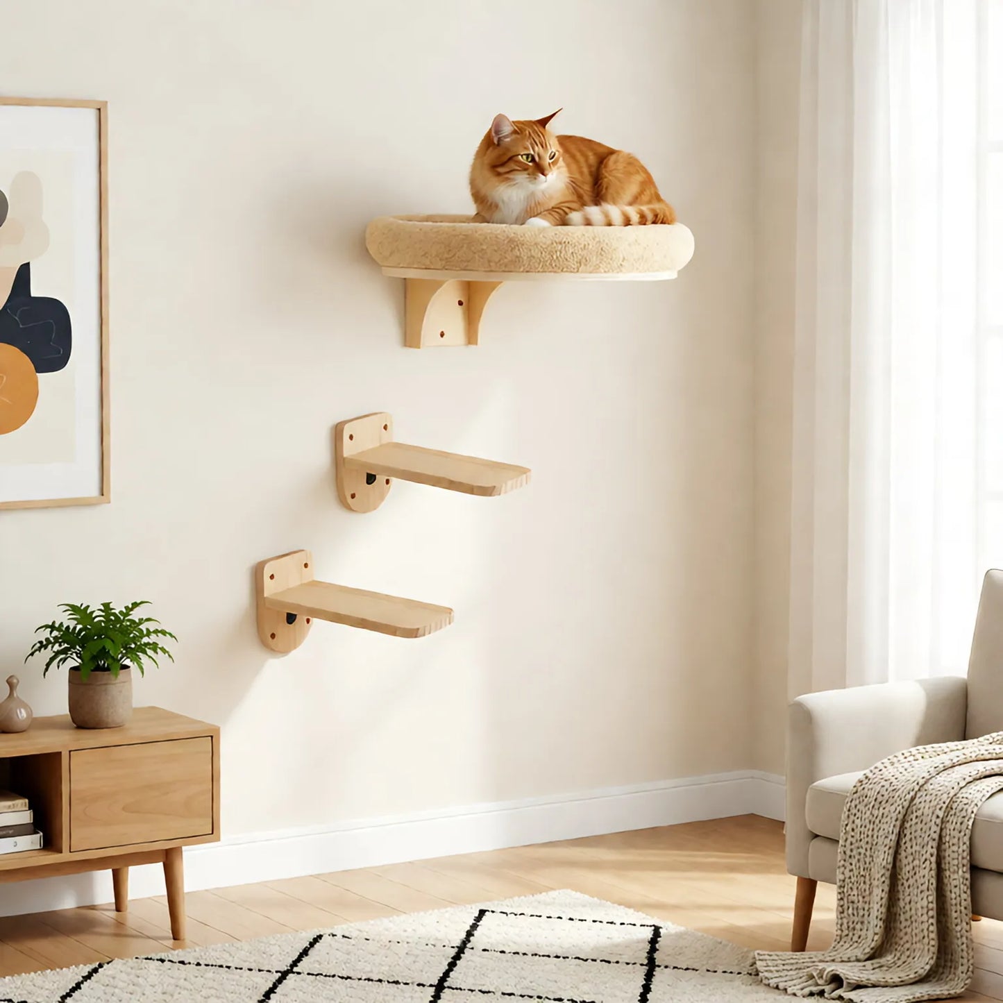 Cat Wall Mounted.