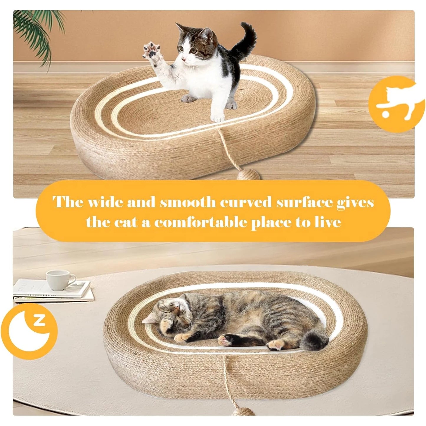 Cat Scratching Bed.