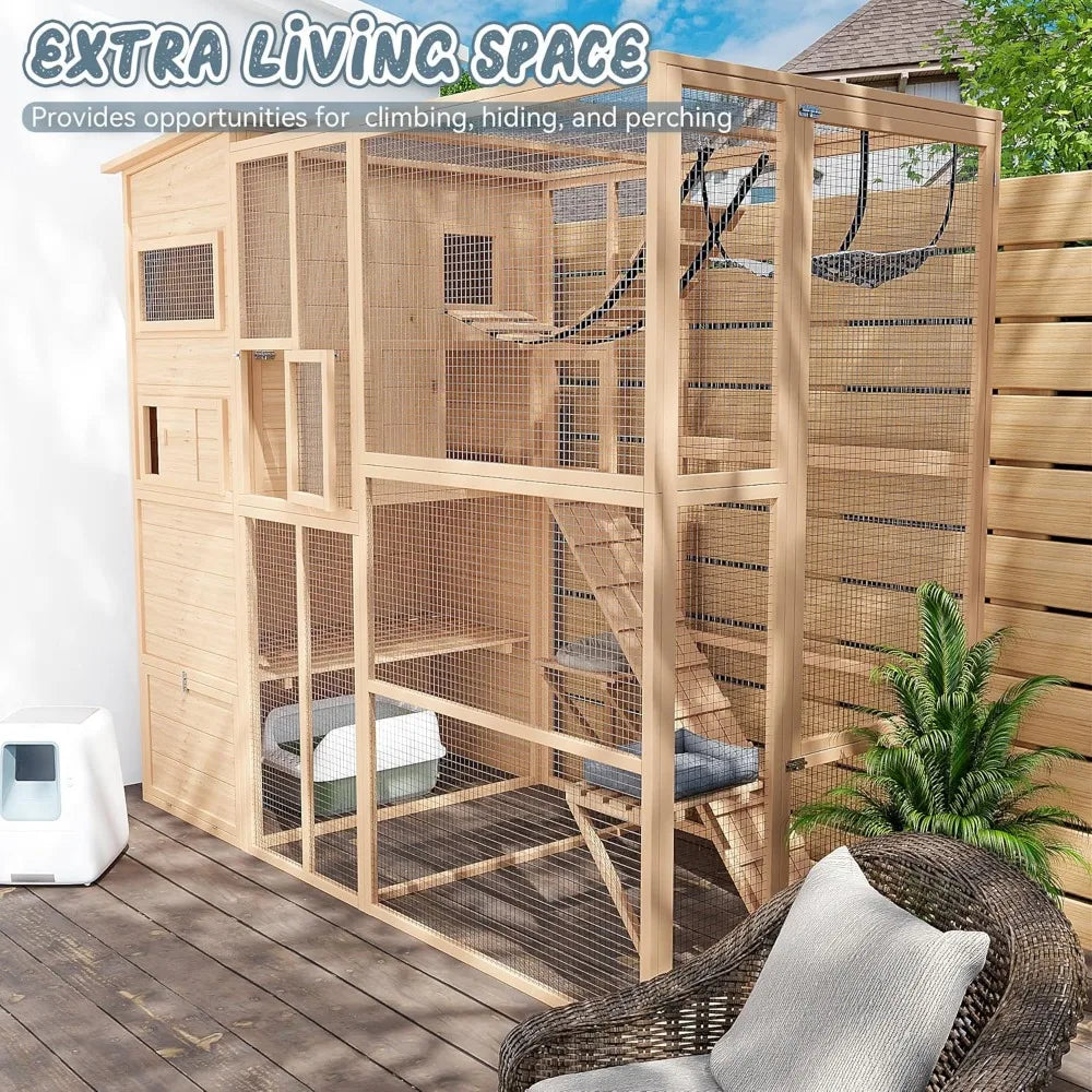 Outdoor Cat Enclosure.