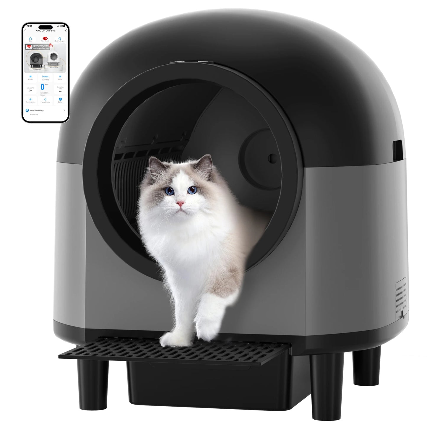 Automatic Smart Cat Litter Box.