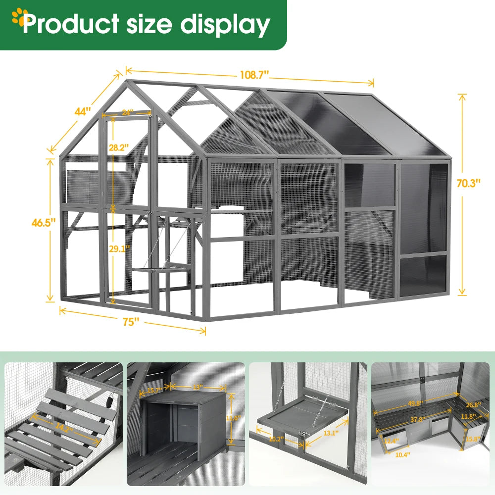 Luxury Cat Cage.