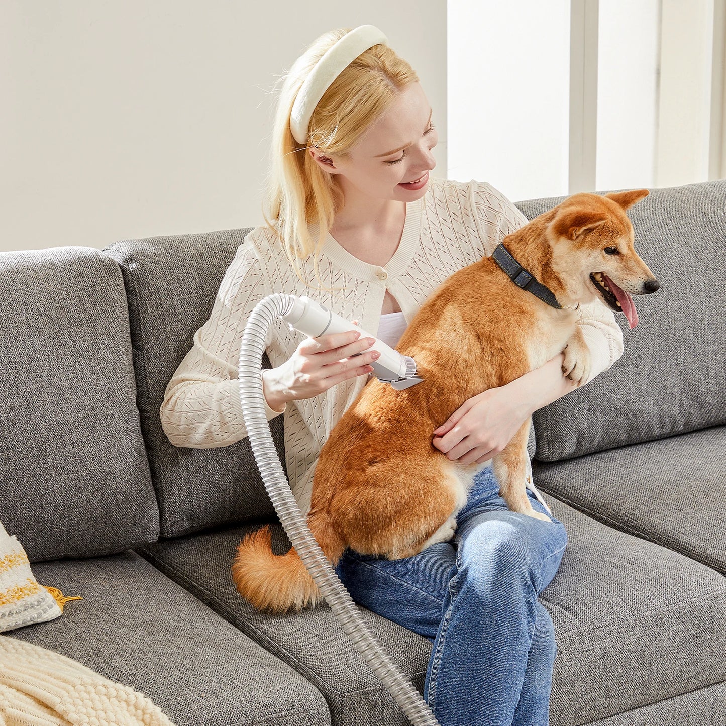 Professional Pet Grooming Vacuum Kit.