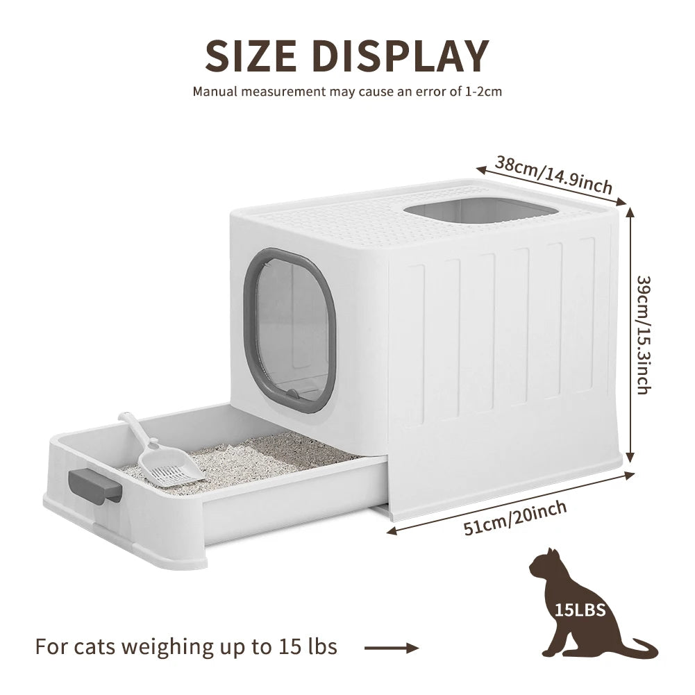 Covered Litter Box.
