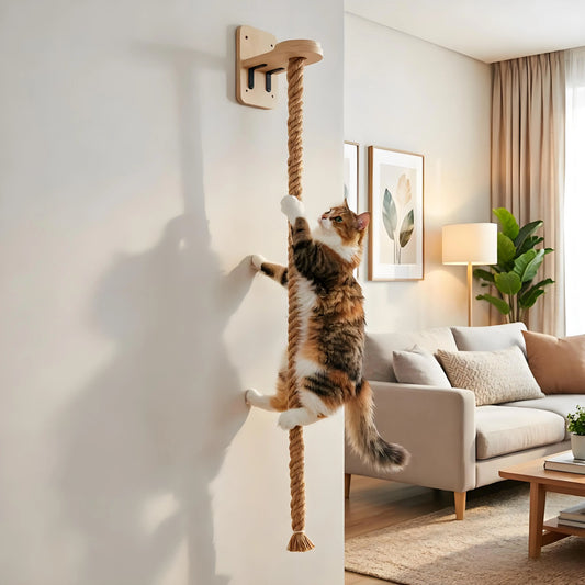 Cat Climbing Shelf and Rope.