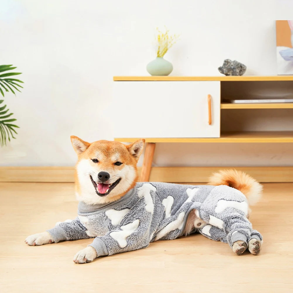 Winter Pet Dog Jumpsuit.