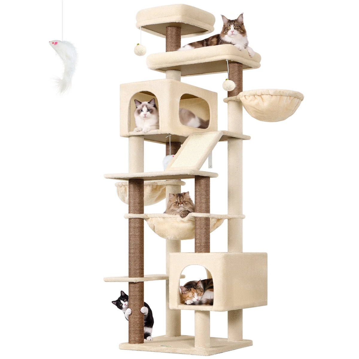 Cat Climbing Tower for Large Adult Cats.