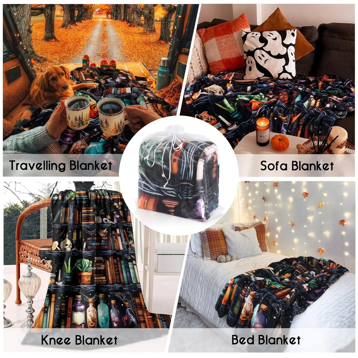Book Lovers Blanket.