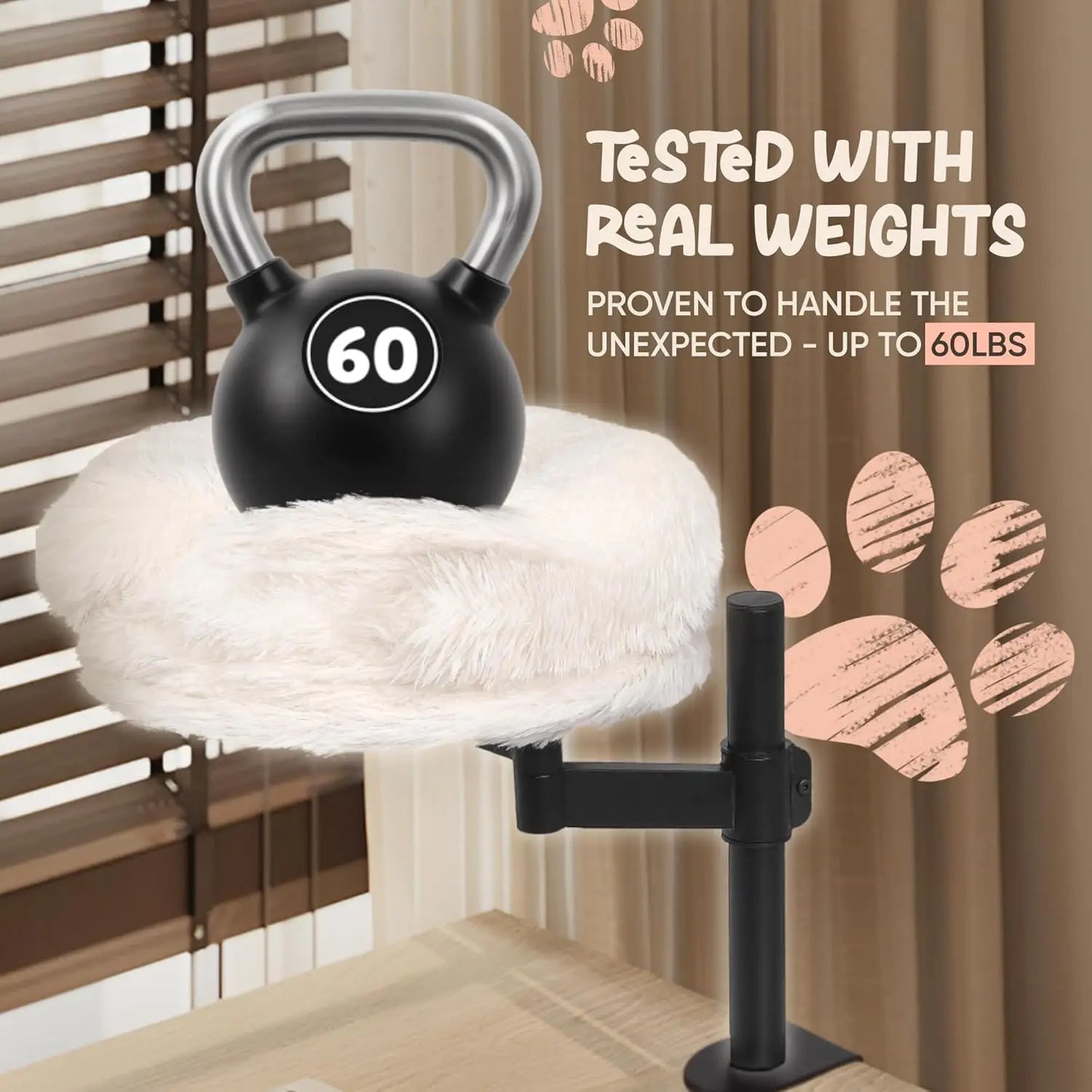 Adjustable Cat Desk Bed.