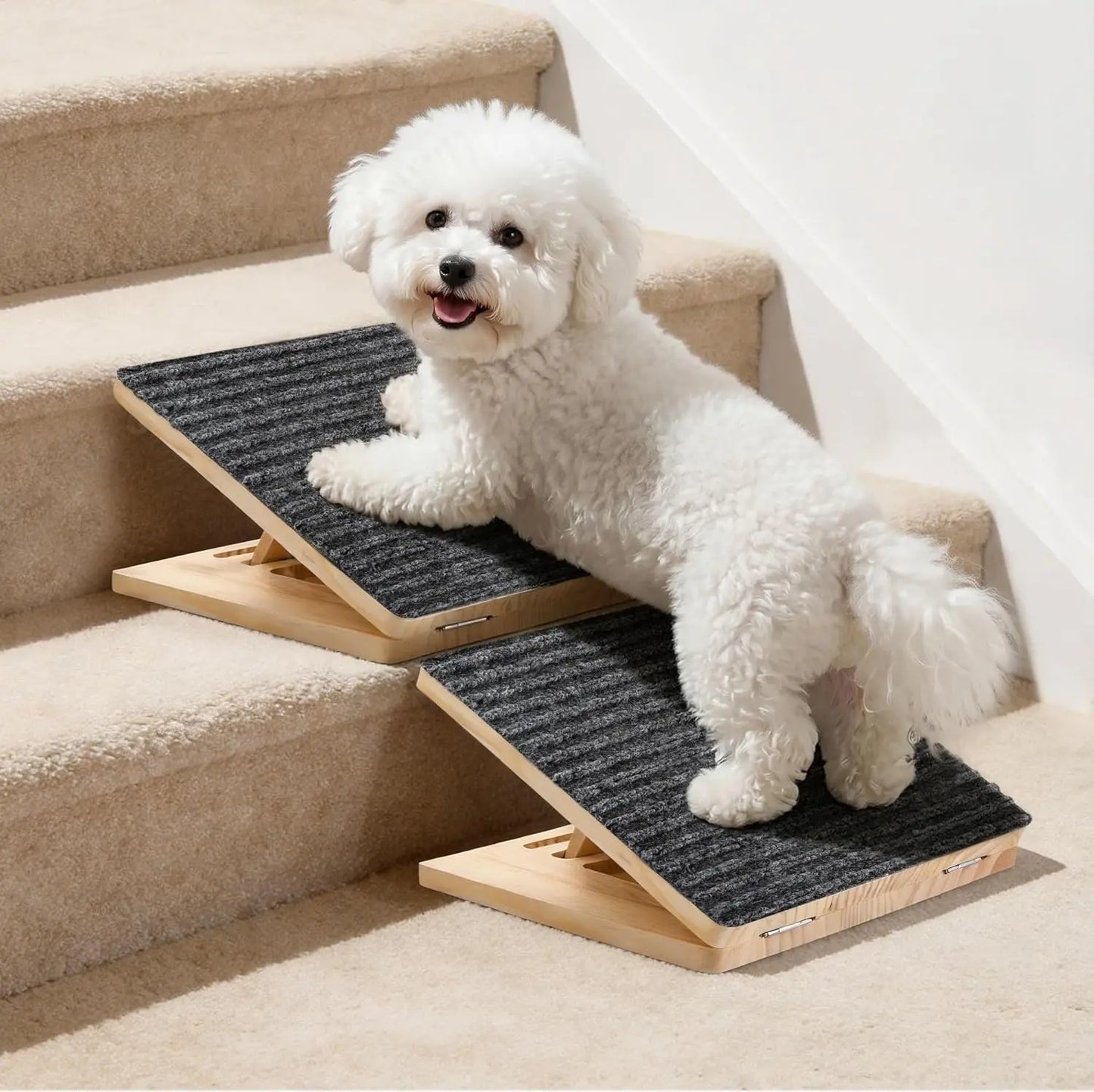 Dog Ramp for Stairs 2 Pack.